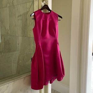 Alexander McQueen Pink satin dress